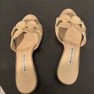 Manoel Blahnik Mules Sandals Mid heel